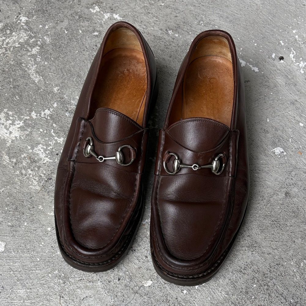 Gucci brown loafers